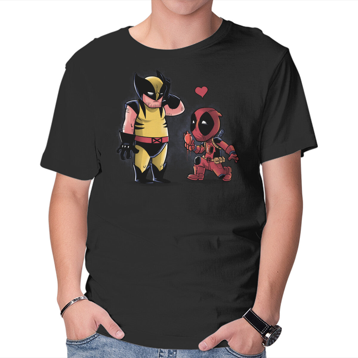 My Heart Is Yours – Movie Graphic T-Shirt in black, product display