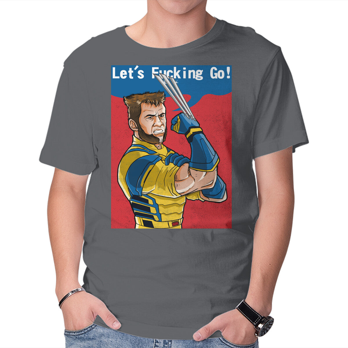 Since I'm Back – Movie Graphic T-Shirt in charcoal, product display