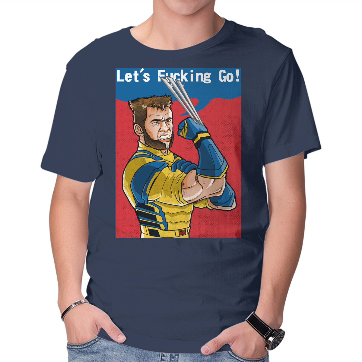 Since I'm Back – Movie Graphic T-Shirt in navy, product display