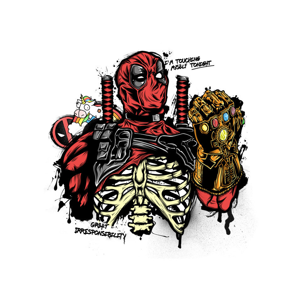 Great Irresponsibility – Movie Graphic T-Shirt design artwork for white graphic T-shirt