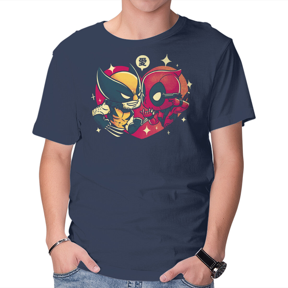 Mutant Love – Movie Graphic T-Shirt in navy, product display