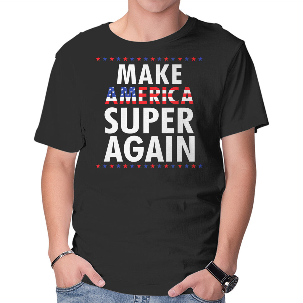 Super Again Graphic T-Shirt in black, product display