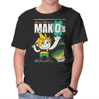 Mak-O's Cereal – Gaming Graphic T-Shirt in black, product display