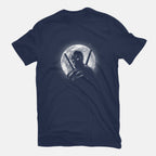 Moonlight Merc – Movie Graphic T-Shirt in navy, flat-lay product view