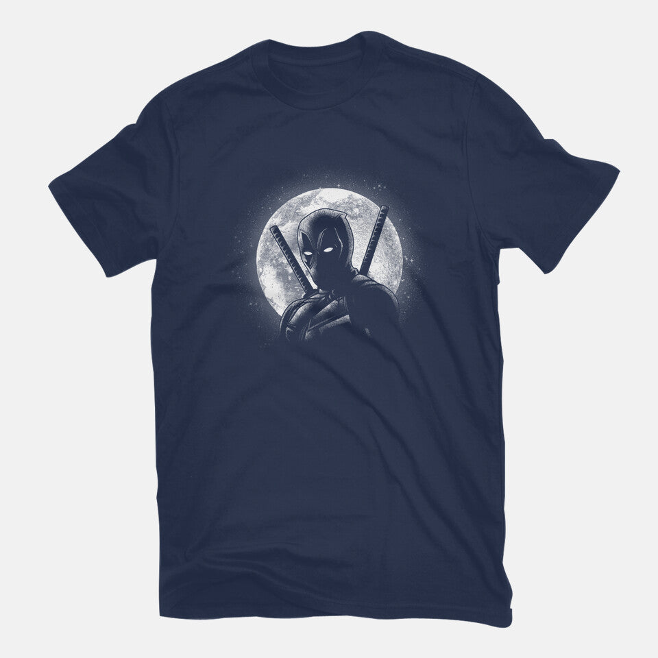 Moonlight Merc – Movie Graphic T-Shirt in navy, flat-lay product view