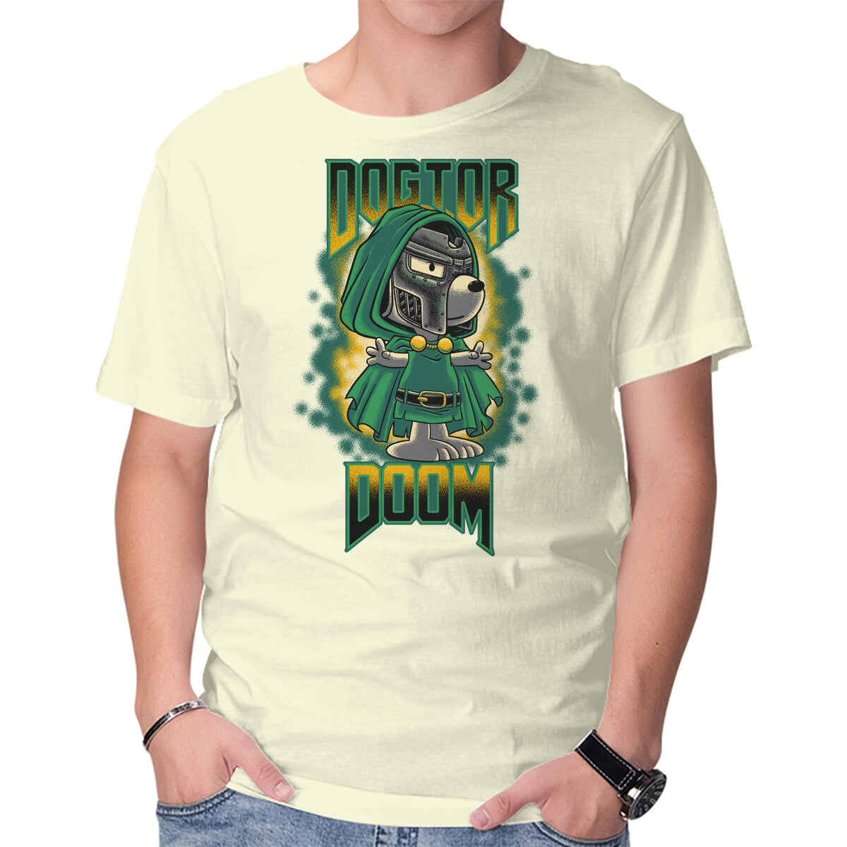 Dogtor Doom – Funny Graphic T-Shirt