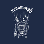 Xenomorph – Sci-Fi Graphic T-Shirt design artwork for navy graphic T-shirt