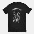 Xenomorph – Sci-Fi Graphic T-Shirt in black, flat-lay product view