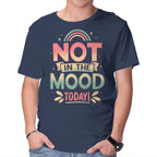 Not Today Nope – Funny Graphic T-Shirt in navy, product display