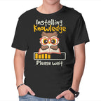 Installing Knowledge – Animal Graphic T-Shirt in black, product display