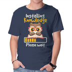 Installing Knowledge – Animal Graphic T-Shirt in navy, product display