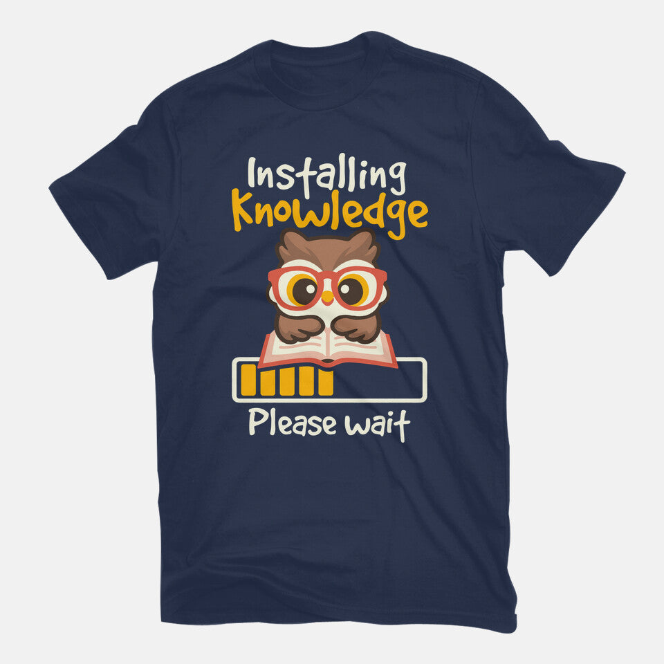 Installing Knowledge – Animal Graphic T-Shirt in navy, flat-lay product view