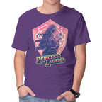 Princess Of Legend – Gaming Graphic T-Shirt in purple, product display