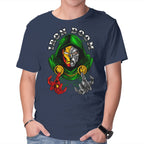 Iron Doom – Fantasy Graphic T-Shirt in navy, product display