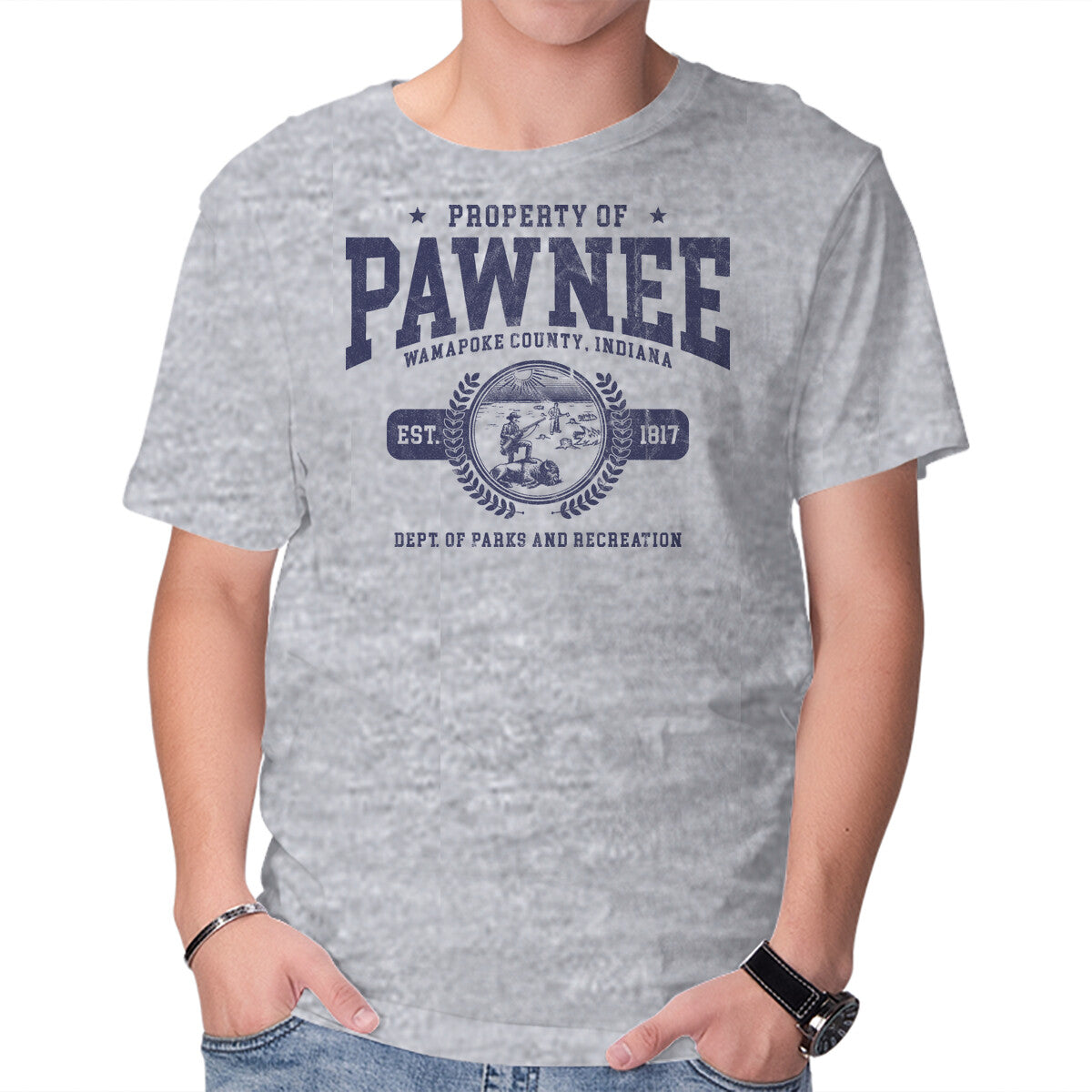 Property Of Pawnee – Funny Graphic T-Shirt