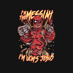 I'm UCM's Jesus – Movie Graphic T-Shirt design artwork for black graphic T-shirt