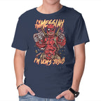 I'm UCM's Jesus – Movie Graphic T-Shirt in navy, product display