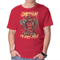 I'm UCM's Jesus – Movie Graphic T-Shirt in red, product display
