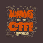 Coffee And Contemplation – Coffee Graphic T-Shirt