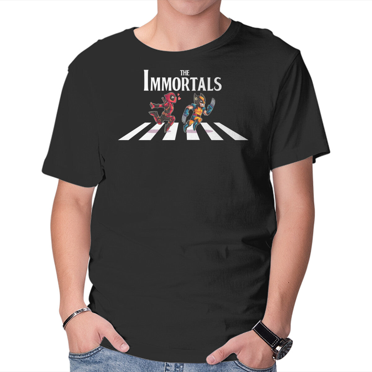 The Immortals – Movie Graphic T-Shirt in black, product display