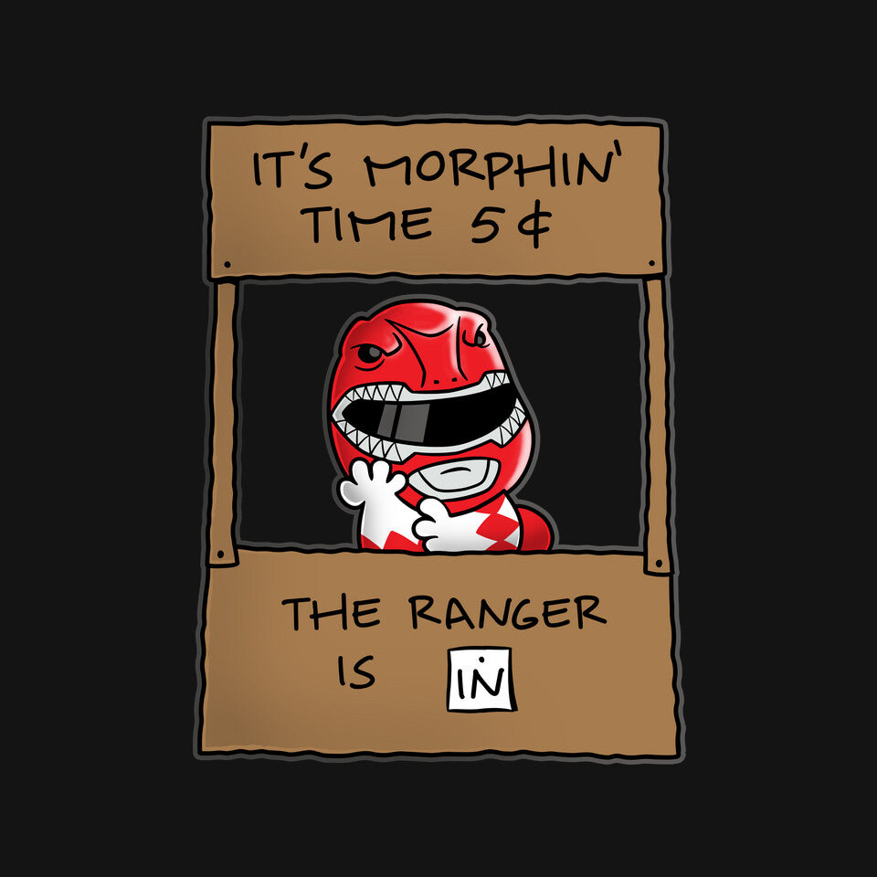 Ranger Help Graphic T-Shirt design artwork for black graphic T-shirt