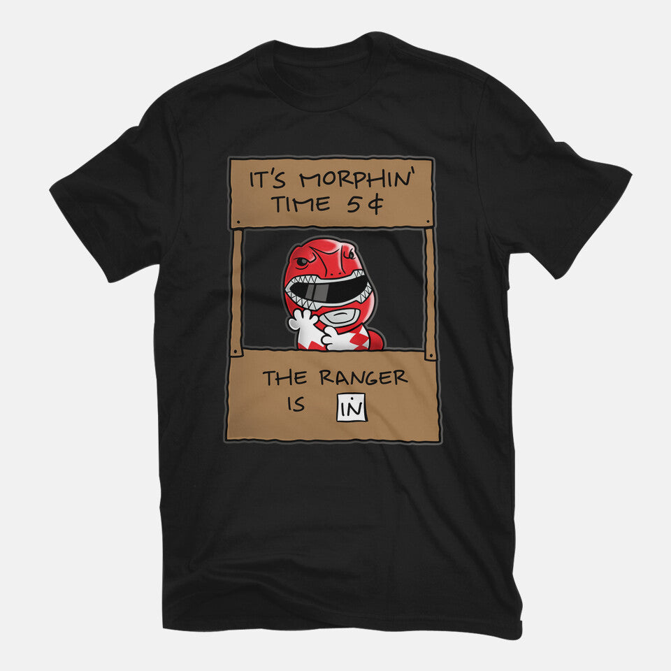 Ranger Help Graphic T-Shirt in black, flat-lay product view