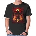 Happy Samhain – Cat Graphic T-Shirt in black, product display
