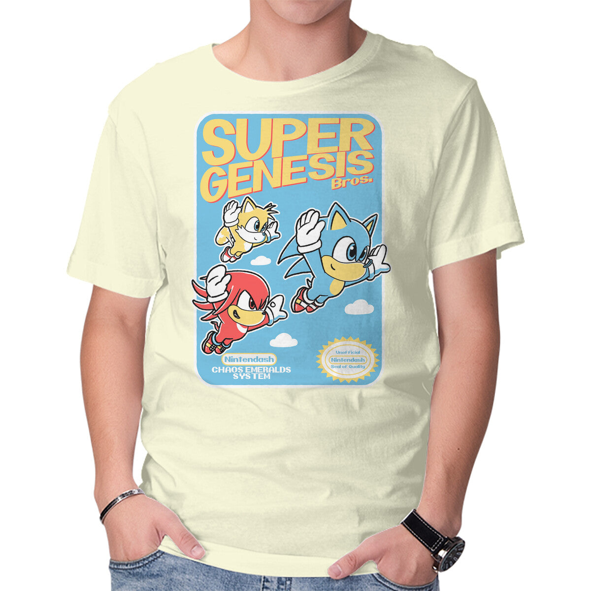 Super Genesis Bros – Gaming Graphic T-Shirt