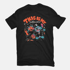 My Halloween – Halloween Graphic T-Shirt in black, flat-lay product view
