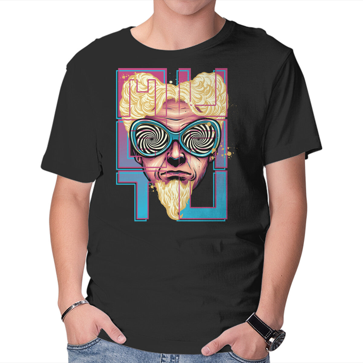 Fashion Icon – Movie Graphic T-Shirt in black, product display
