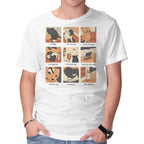 Cat Meme – Cat Graphic T-Shirt in white, product display