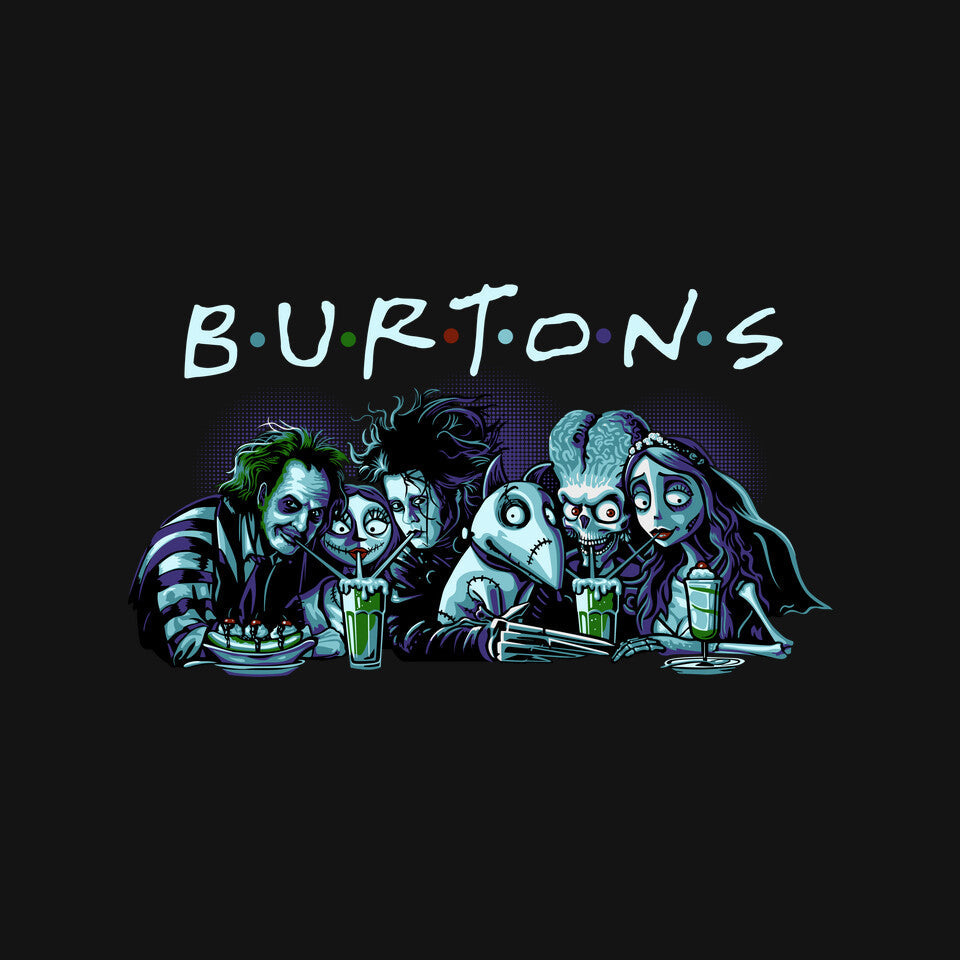 Burtons – Horror Graphic T-Shirt design artwork for black graphic T-shirt