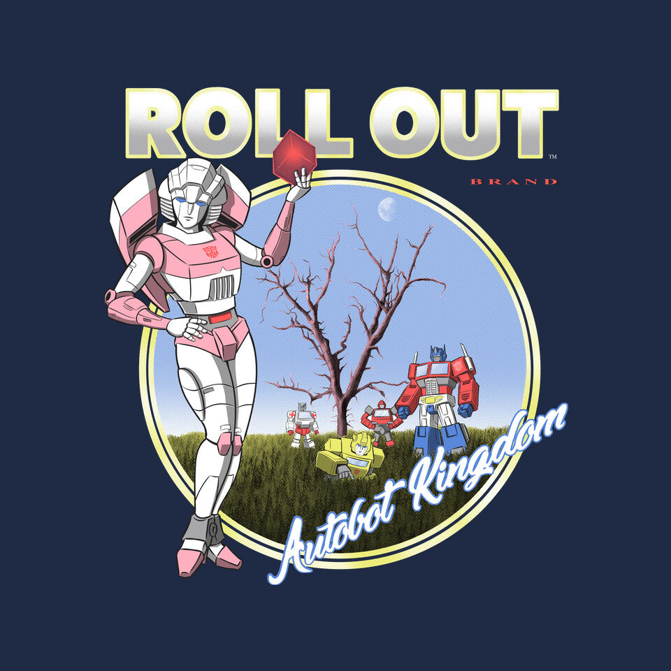 Roll Doubt – Sci-Fi Graphic T-Shirt design artwork for navy graphic T-shirt