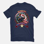 Vote Patriot Graphic T-Shirt in navy, flat-lay product view
