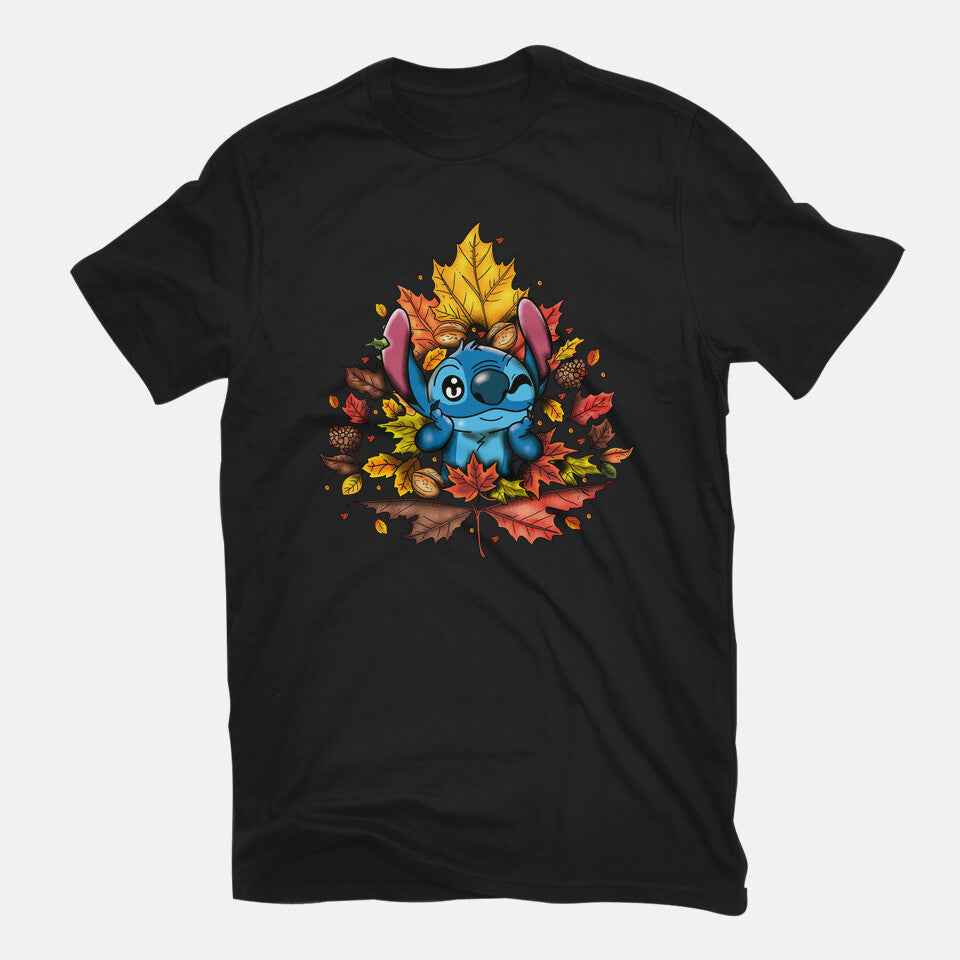 Ohana Autumn Leaf – Movie Graphic T-Shirt