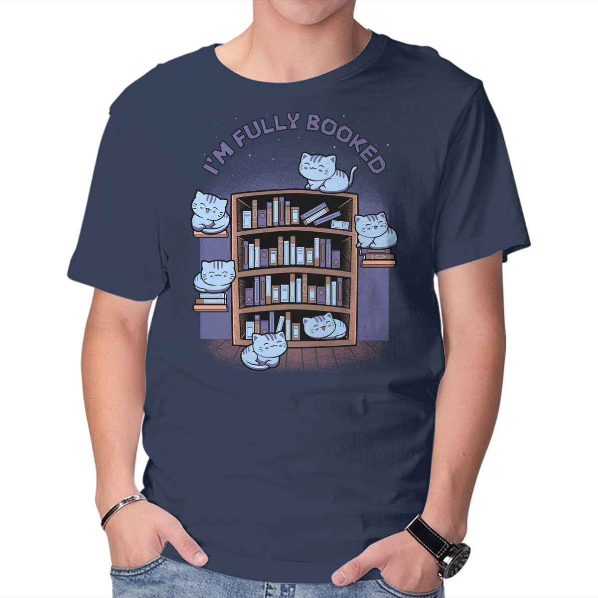 I Am Booked – Cat Graphic T-Shirt