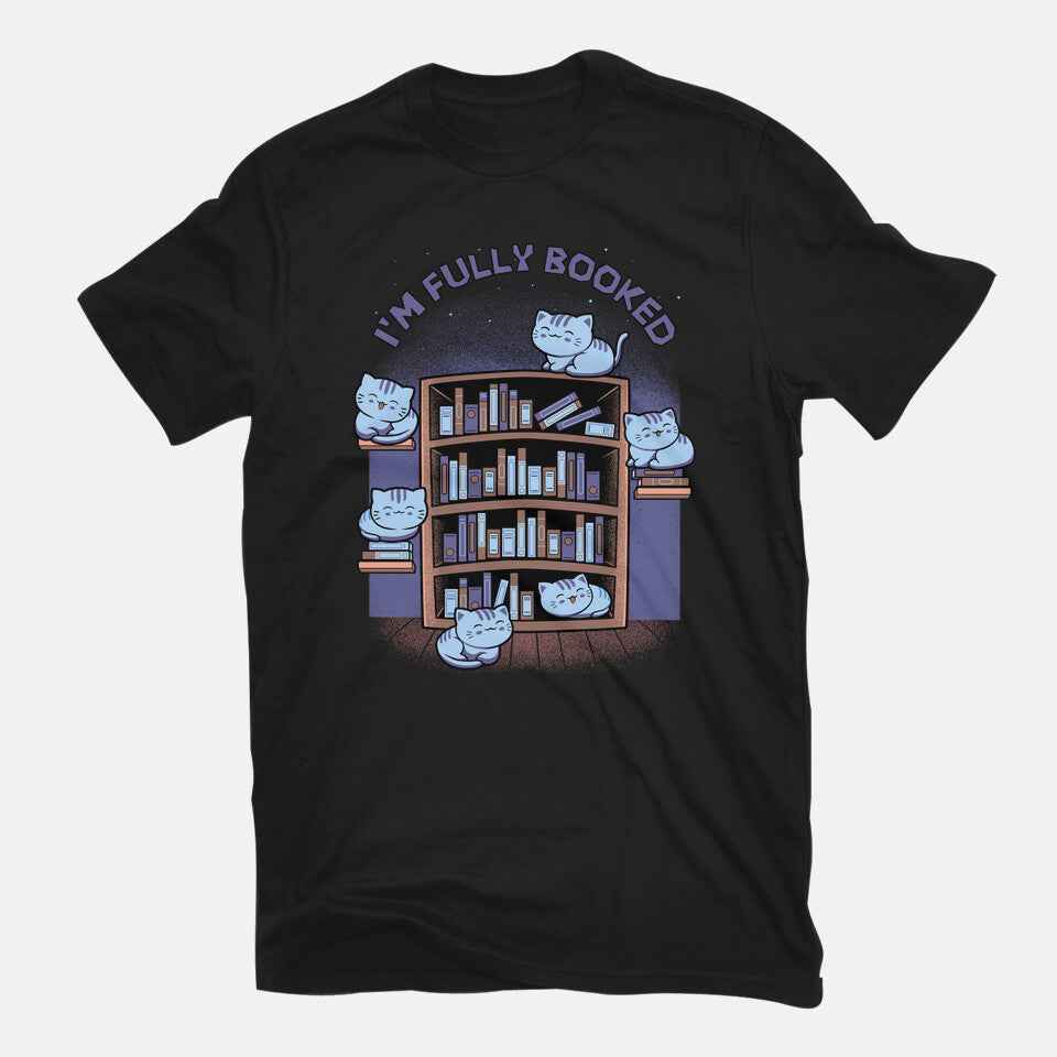 I Am Booked – Cat Graphic T-Shirt