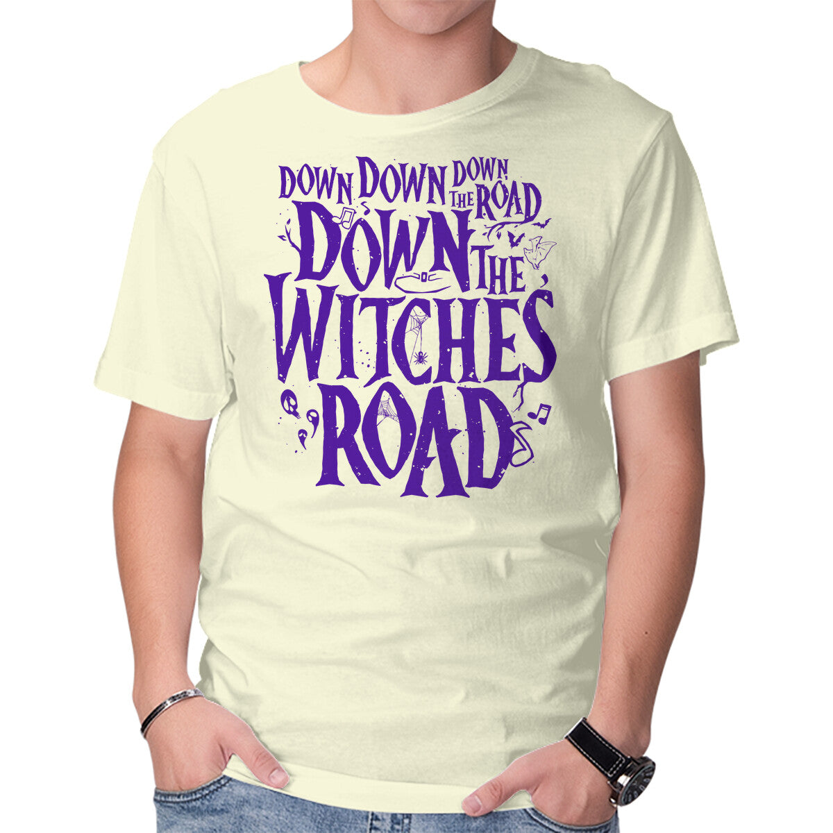 Down The Witches Road – Fantasy Graphic T-Shirt