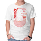 Ramen Dino – Dinosaur Graphic T-Shirt in white, product display