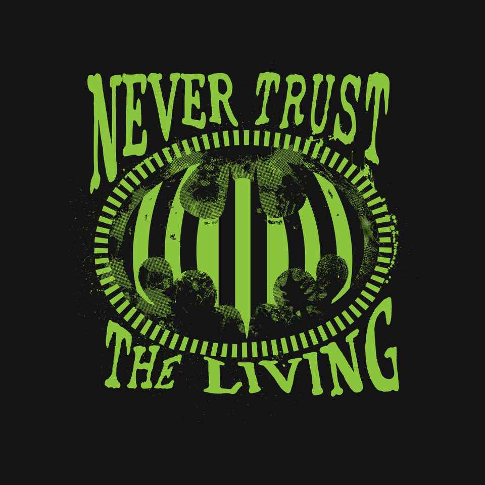Never Trust The Living Bat – Horror Graphic T-Shirt