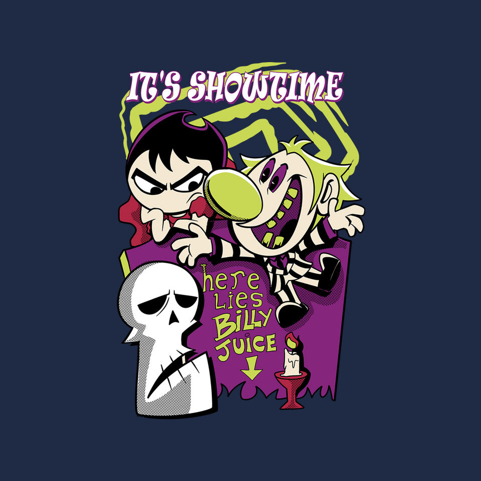 Billyjuice – Halloween Graphic T-Shirt design artwork for navy graphic T-shirt