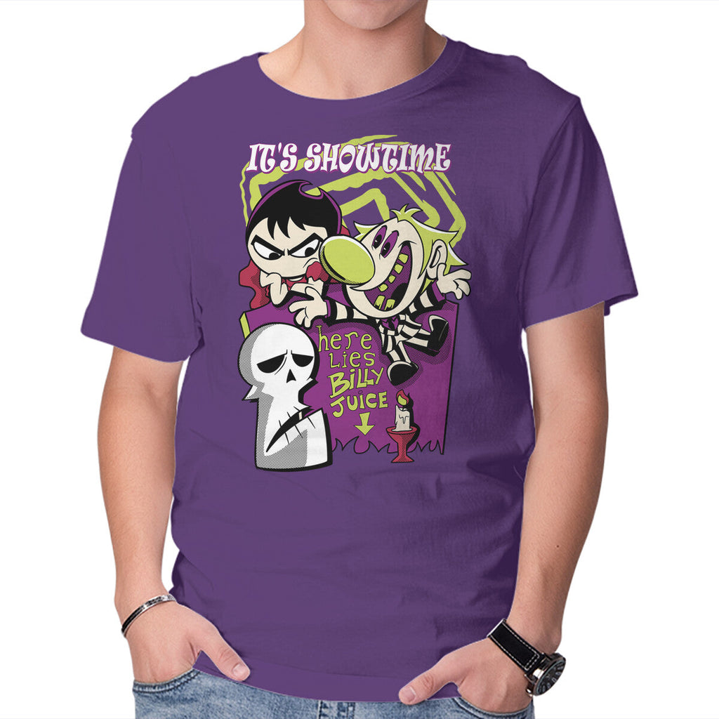 Billyjuice – Halloween Graphic T-Shirt in purple, product display