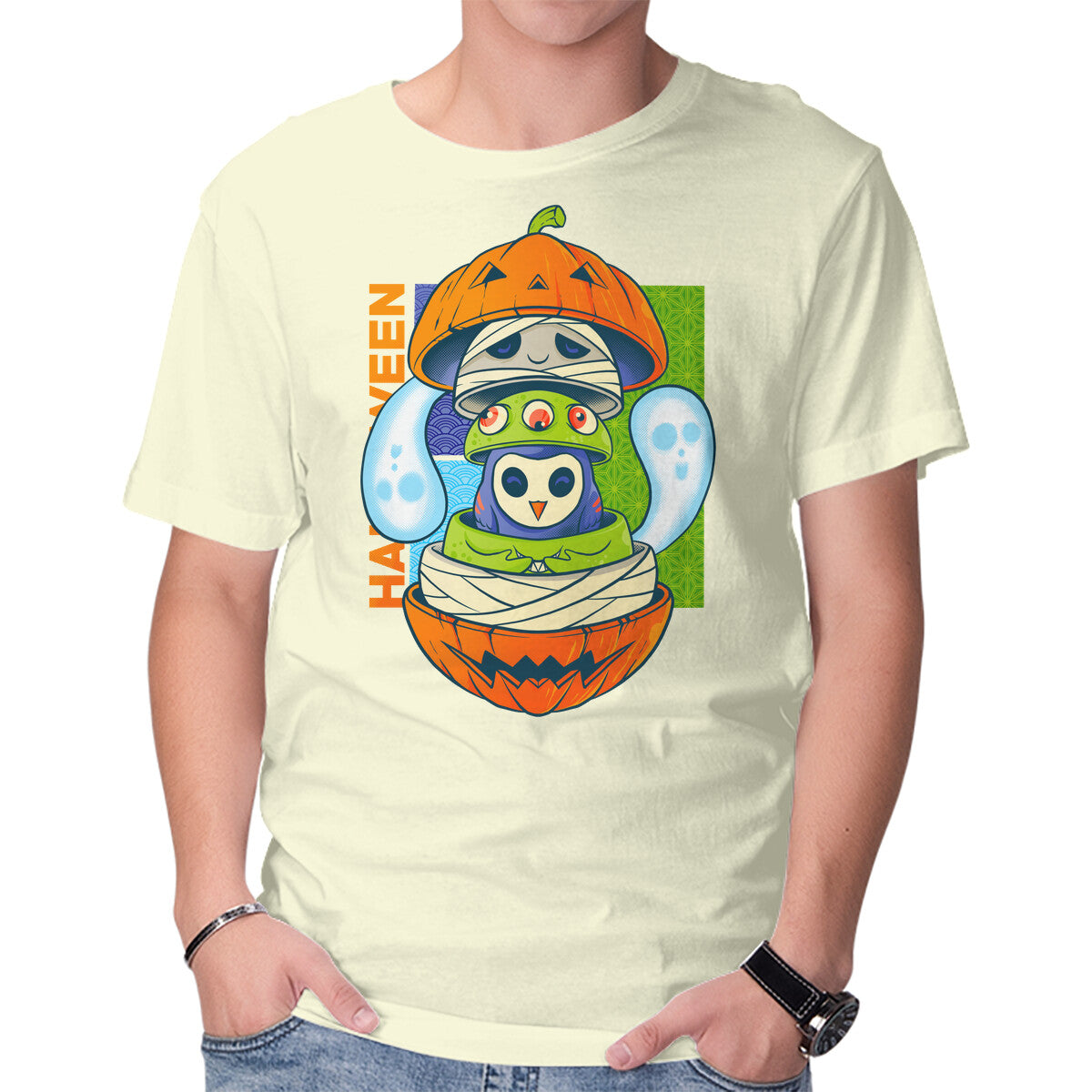 Spooky Doll – Halloween Graphic T-Shirt
