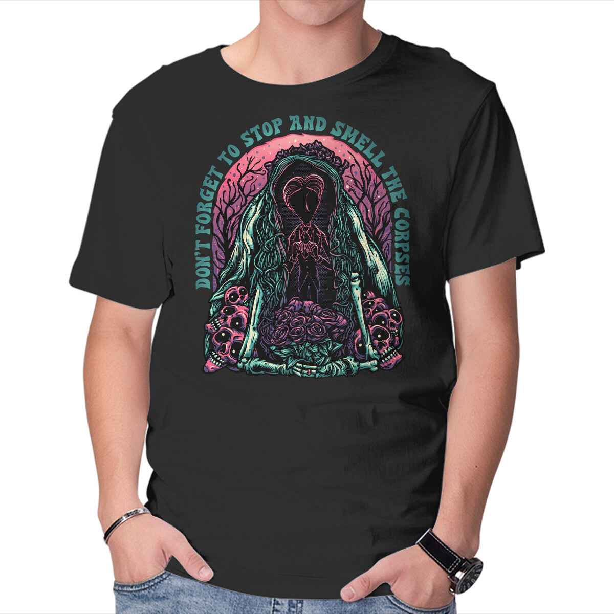 Smell The Corpses – Fantasy Graphic T-Shirt