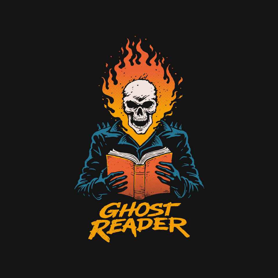 Ghost Reader – Fantasy Graphic T-Shirt