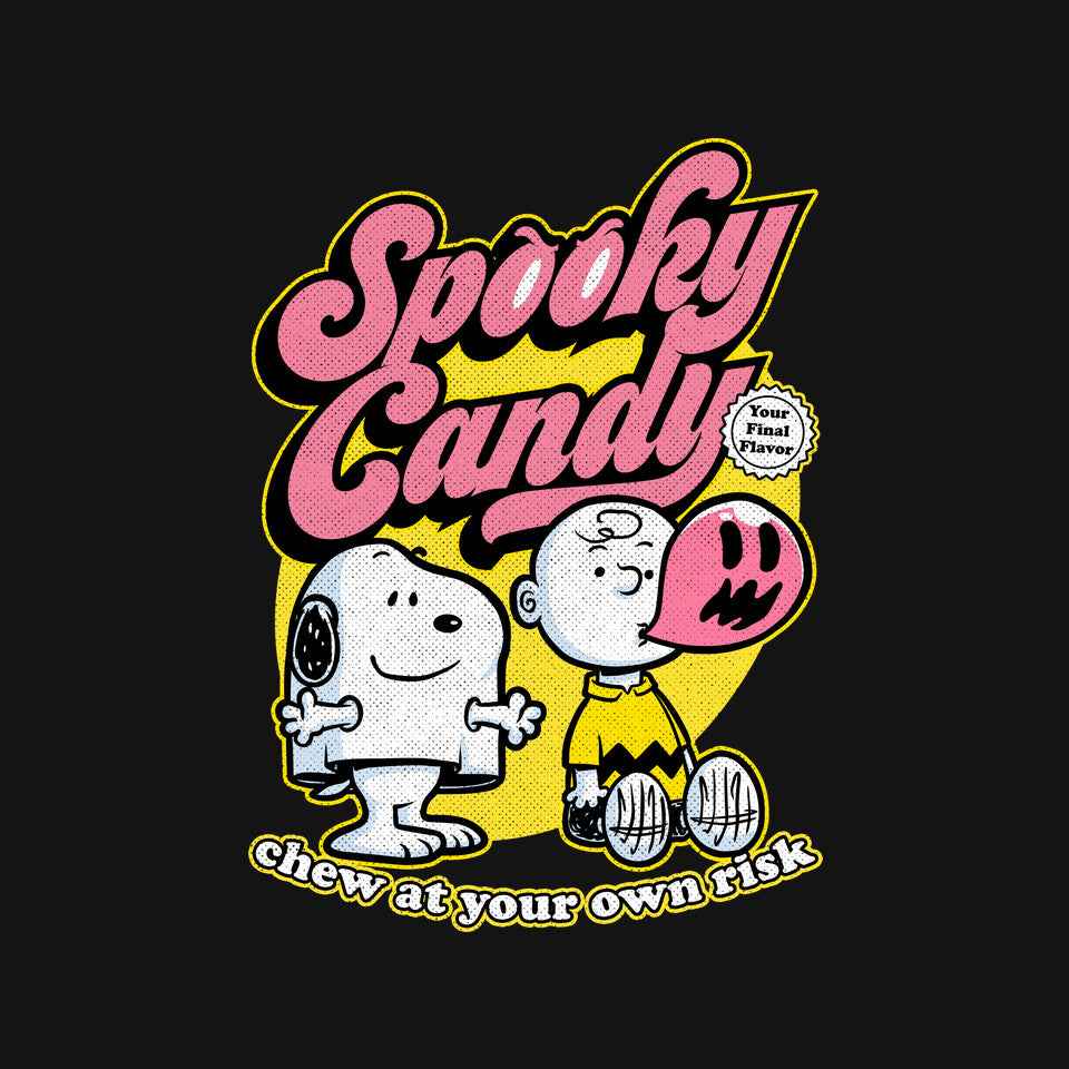 Spooky Beagle Candy – Halloween Graphic T-Shirt