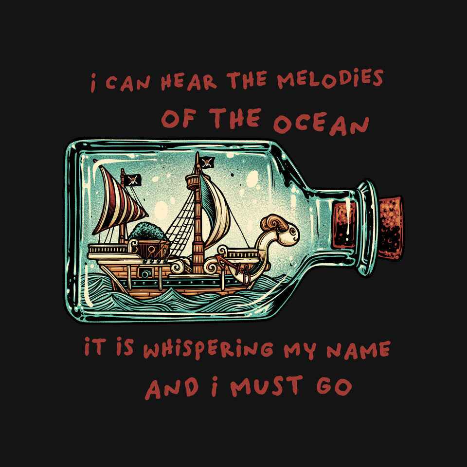 Pirate Ship In A Bottle – Anime Graphic T-Shirt