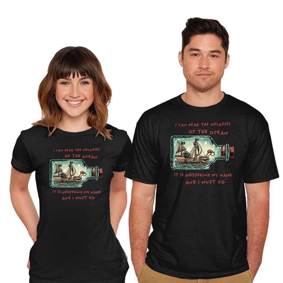 Pirate Ship In A Bottle – Anime Graphic T-Shirt
