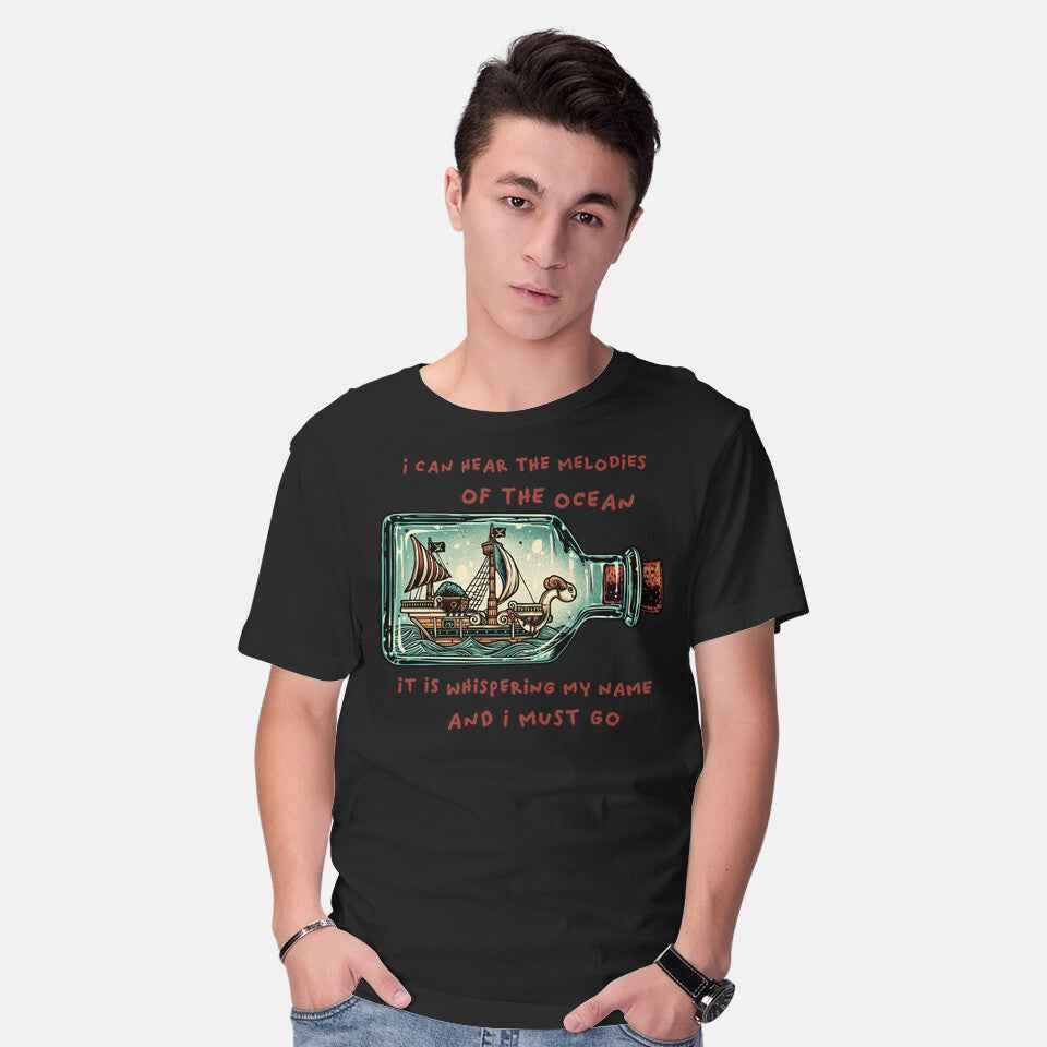 Pirate Ship In A Bottle – Anime Graphic T-Shirt