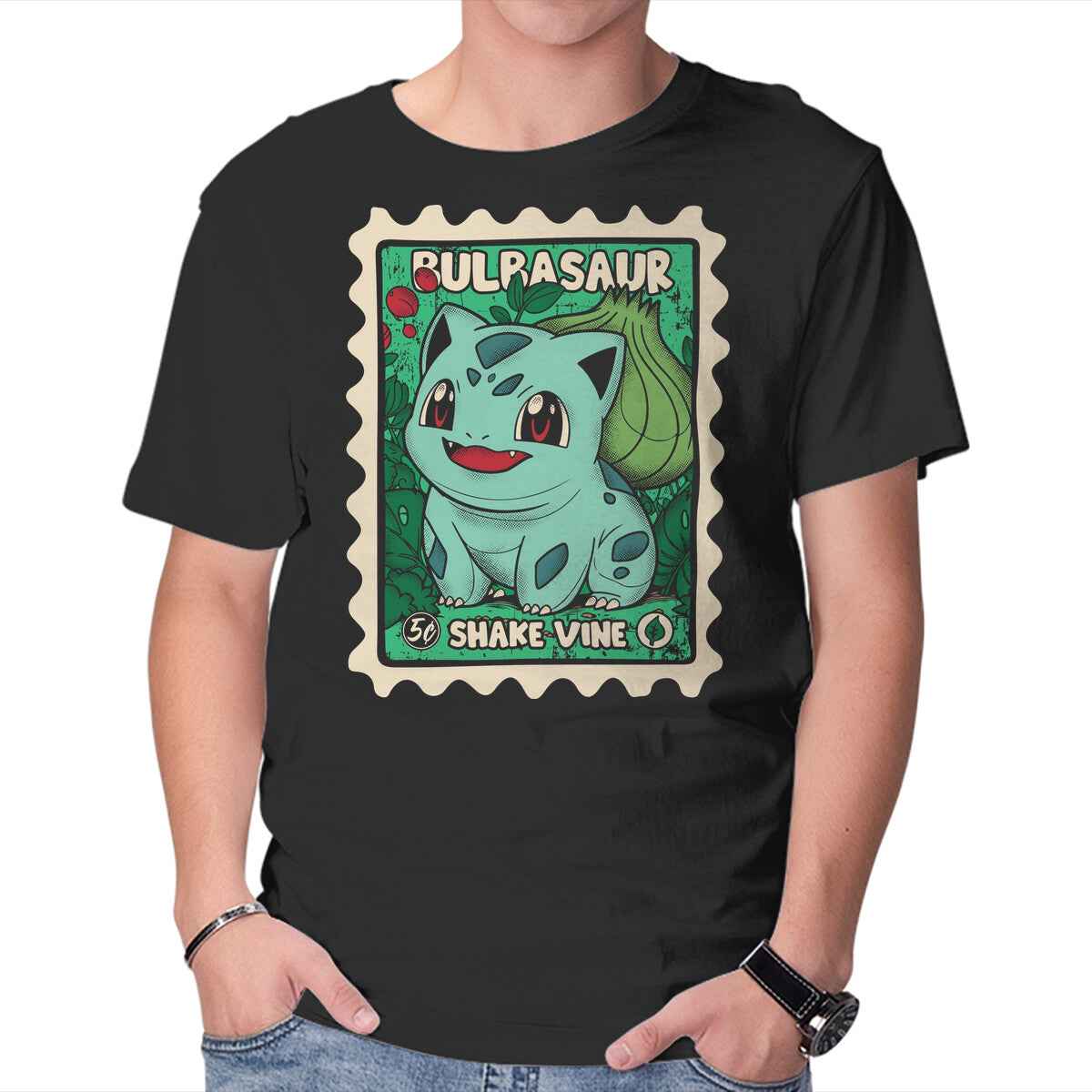 Grass Stamp – Anime Graphic T-Shirt